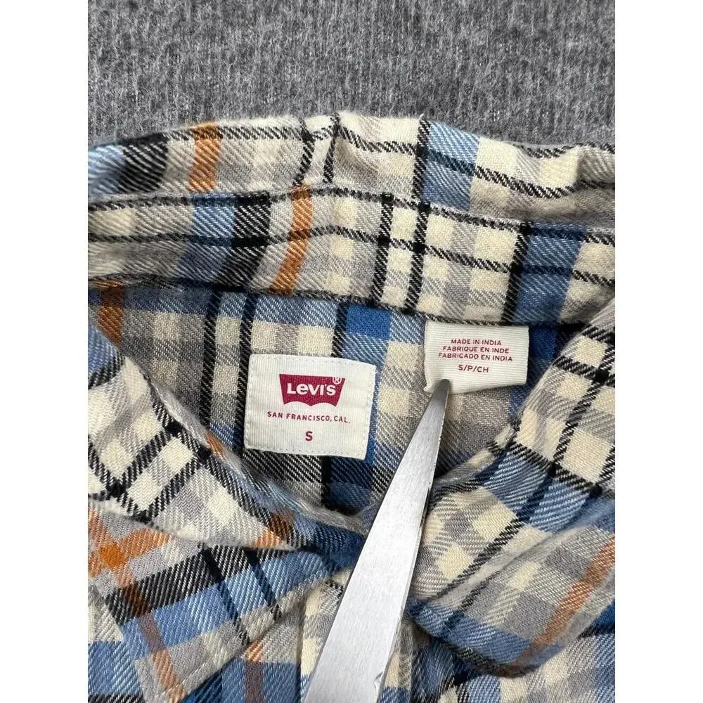 Levi's‎ Men's Casual Plaid Button Up Shirt Size Small